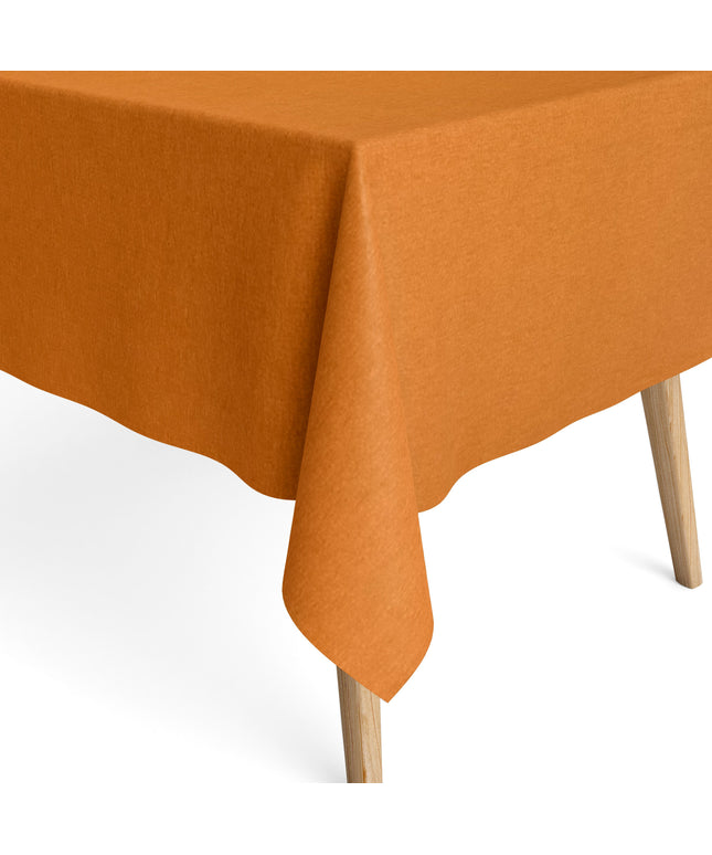 Baumwoll Tischdecke orangefarben
