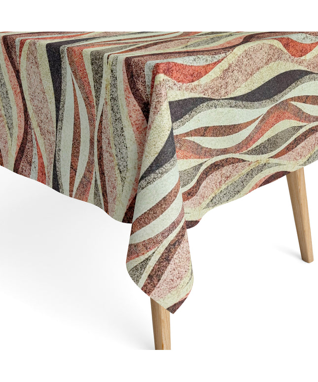 Baumwoll Tischdecke Wellen