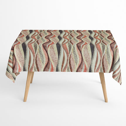 Baumwoll Tischdecke Wellen