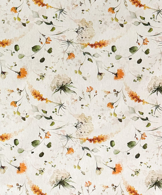 Baumwoll Tischdecke Blumen Blüten