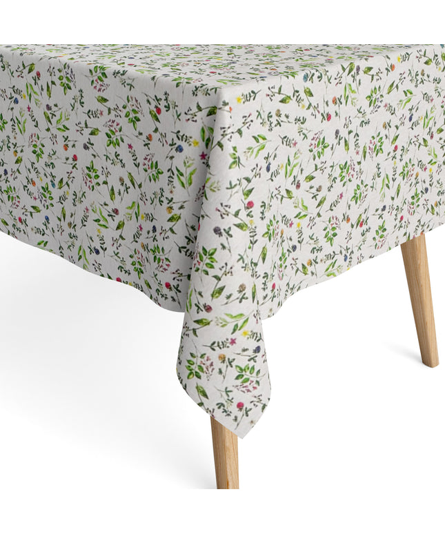 Baumwoll Tischdecke Blumenwiese