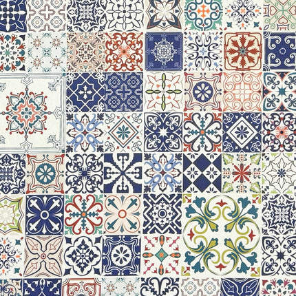 Baumwoll Tischdecke Mosaik