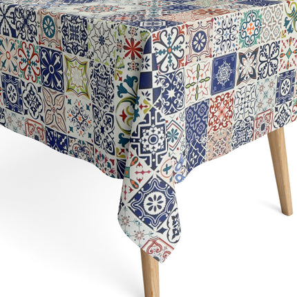 Baumwoll Tischdecke Mosaik