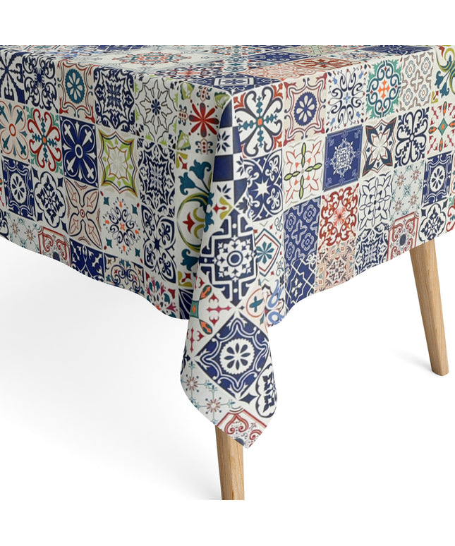 Baumwoll Tischdecke Mosaik