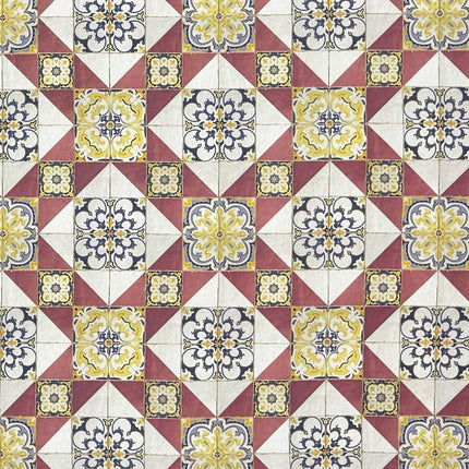 Beschichtete Baumwoll Tischdecke Mosaik