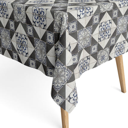 Beschichtete Baumwoll Tischdecke Mosaik
