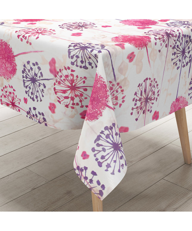 Wachstuch Tischdecke Pusteblume Pink
