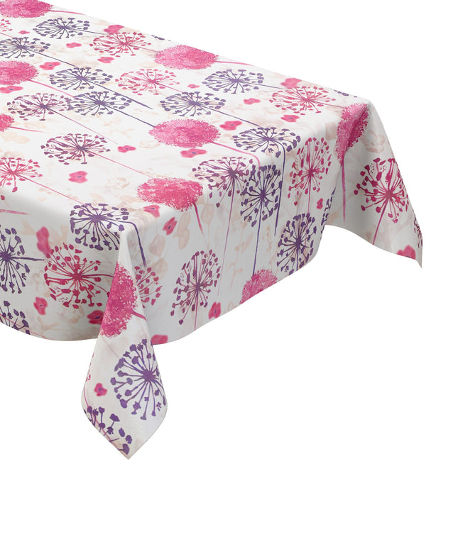 Wachstuch Tischdecke Pusteblume Pink