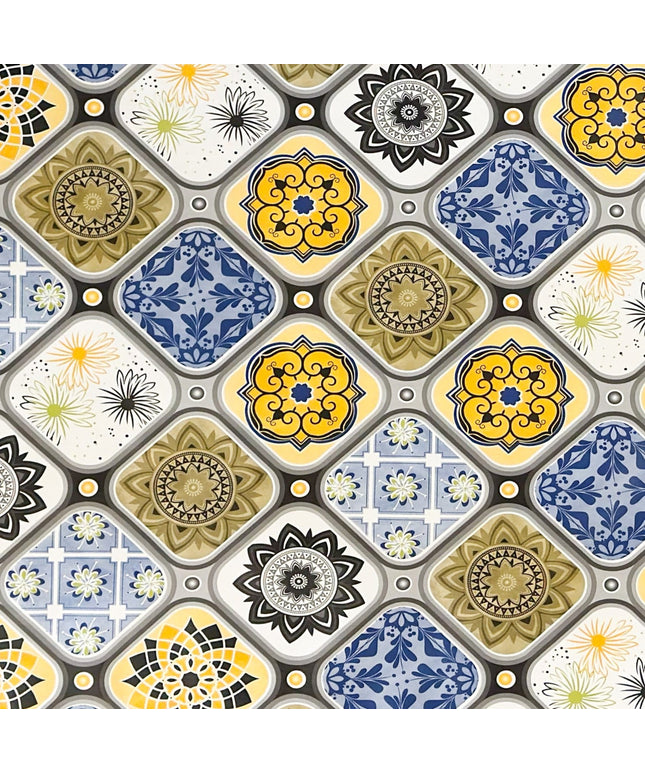 Wachstuch Tischdecke Mosaik und Fliesen