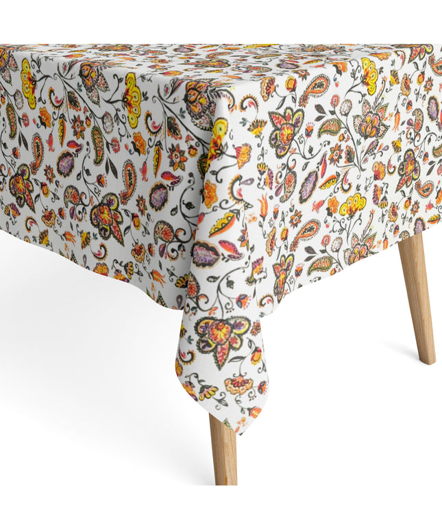 Baumwoll Tischdecke Hippie Boho Blumen