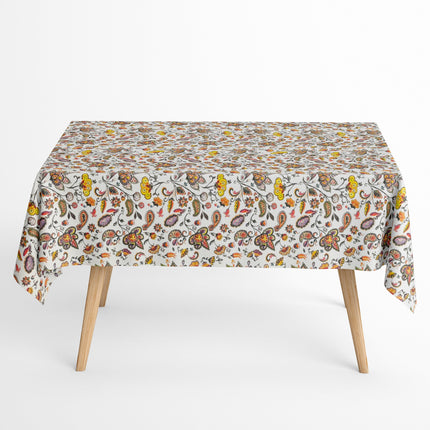 Baumwoll Tischdecke Hippie Boho Blumen