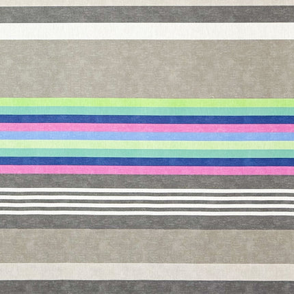 Baumwoll Tischdecke bunte Streifen