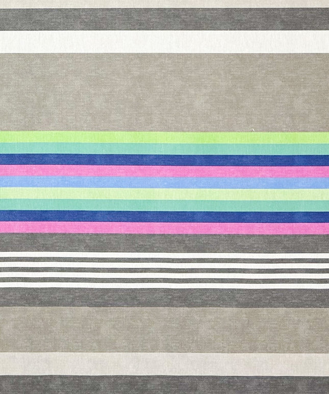 Baumwoll Tischdecke bunte Streifen