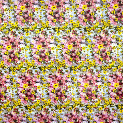 Wachstuchrolle Meterware Rollenware E190 Rosen Blüten