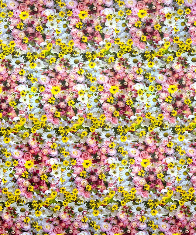 Wachstuchrolle Meterware Rollenware E190 Rosen Blüten