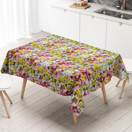 Wachstuch Tischdecke E190 Blumenwiese Sommer Rosen eckig rund oval