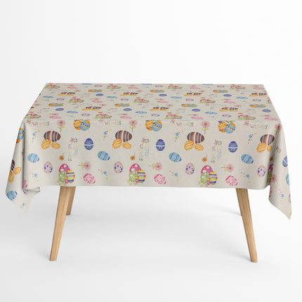 Tischdecke beschichtete Baumwolle Ostern
