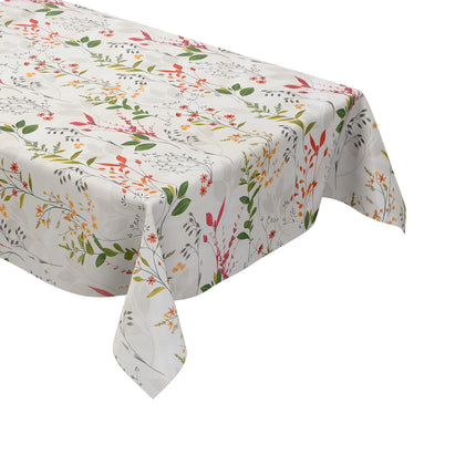 Wachstuch Tischdecke bunte Gräser Wiese