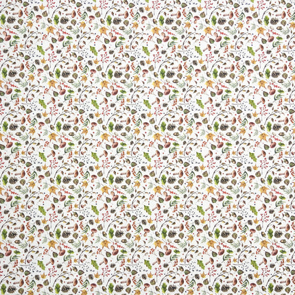 textile Tischdecke Herbst Laub Pilze
