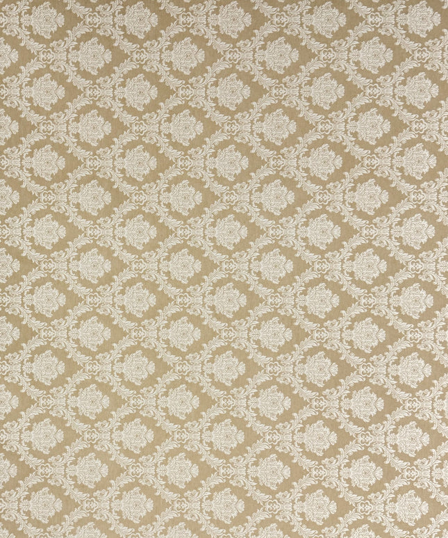 Textile Tischdecke Baumwolle Weihnachten beige Ornamente