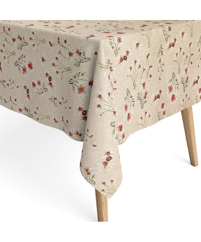 Baumwoll Tischdecke Gänseblümchen