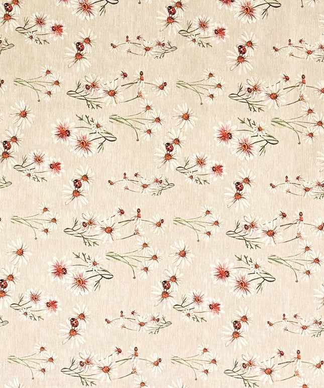Baumwoll Tischdecke Gänseblümchen
