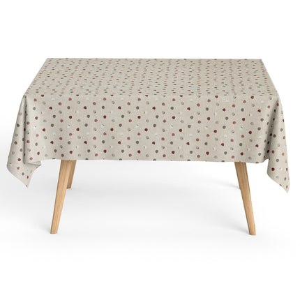 Baumwoll Tischdecke Erdbeeren
