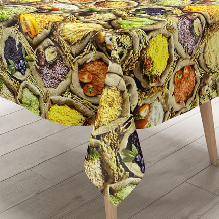 Wachstuchrolle Meterware Rollenware G390 Reis Risotto