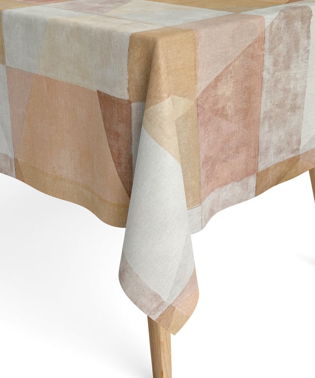 Baumwoll Toschdecke geometrische Formen