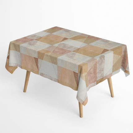 Baumwoll Toschdecke geometrische Formen