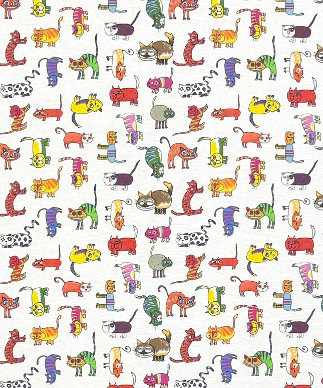 beschichtete Baumwolle Katzen