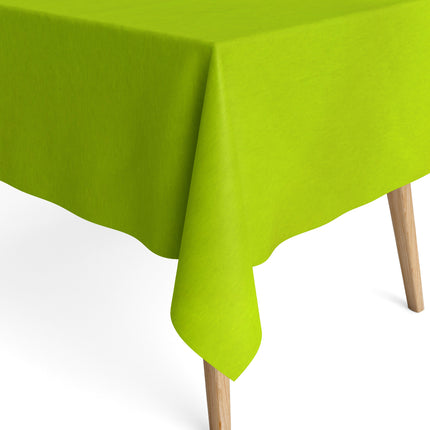 beschichtete Baumwolle Tischdecke hellgrün