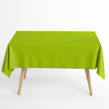 beschichtete Baumwolle Tischdecke hellgrün