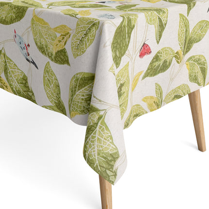 Baumwoll Tischdecke Blätter