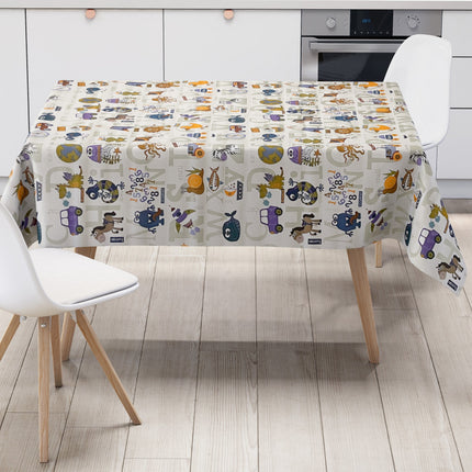 Wachstuch Tischdecke Zahlen