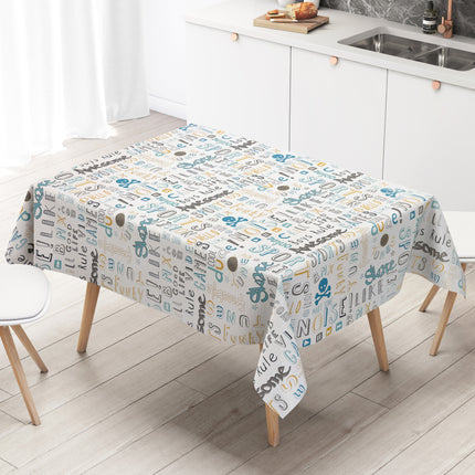 Wachstuch Tischdecke Kindermotiv Sport