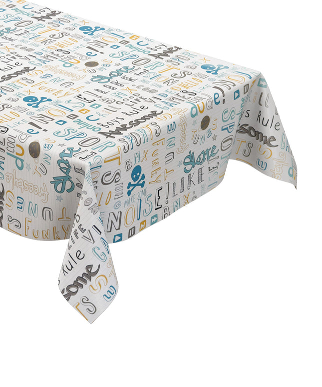 Wachstuch Tischdecke Kindermotiv Sport