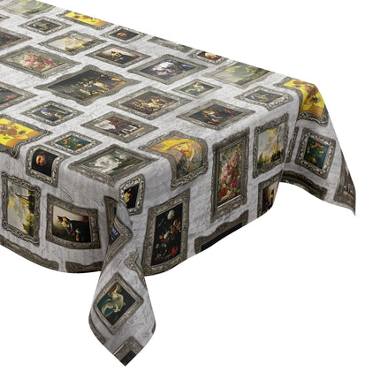 Wachstuch Tischdecke K-BE4214 Barock Renaissance eckig rund oval