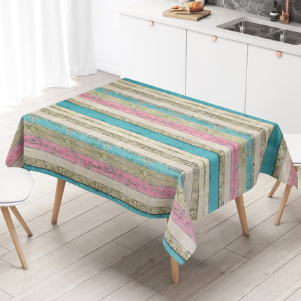 abwaschbare Wachstuchtischdecke Holu Holzdielen