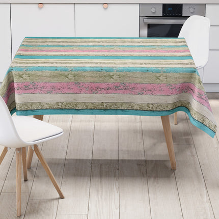 abwaschbare Wachstuchtischdecke Holu Holzdielen