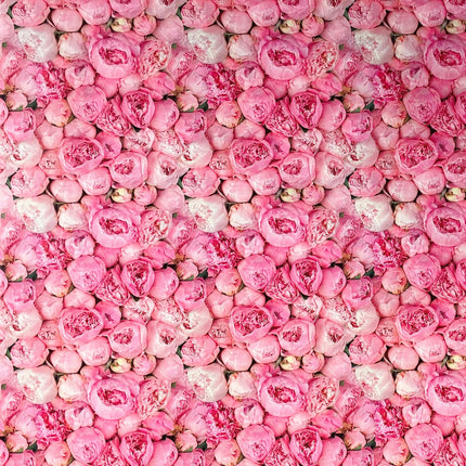 Wachstuch Tischdecke Rosen Pfingstrosen rosa