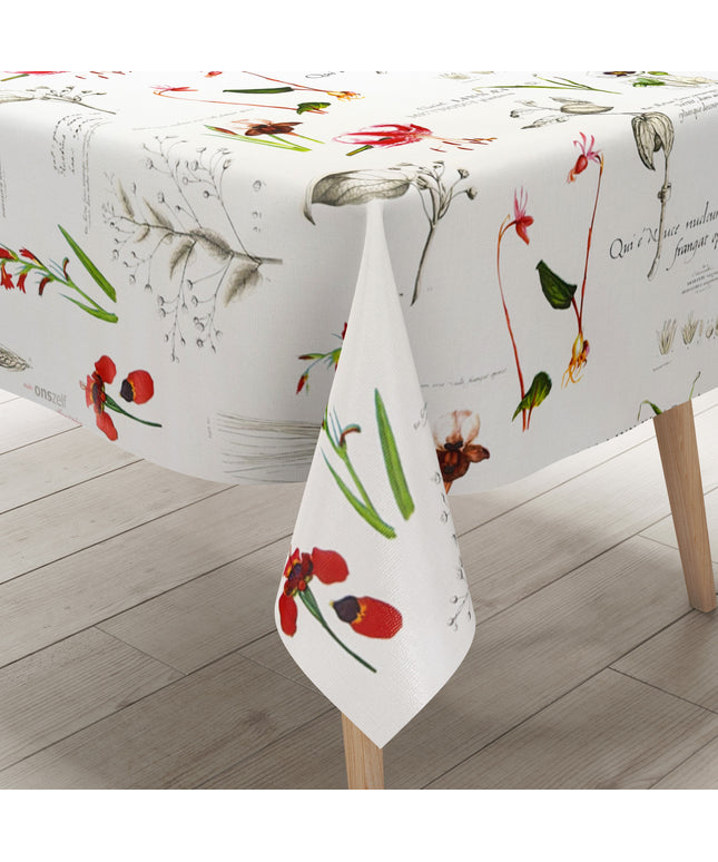 Wachstuch Tischdecke Blumen und Blüten Botanik