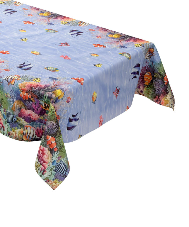 Wachstuch Tischdecke Korallen Meer