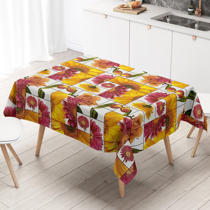 Wachstuch Tischdecke Frühjahr Ostern Tulpen