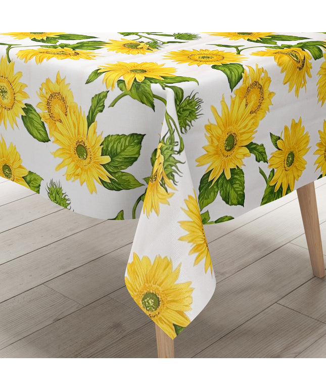 Wachstuch Tischdecke K150014 Sonnenblumen Blüten Garten Sommer eckig rund oval nach Maß