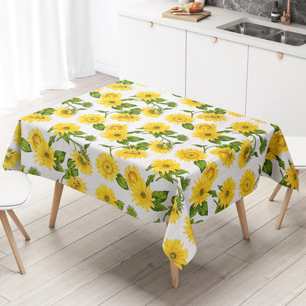 Wachstuch Tischdecke K150014 Sonnenblumen Blüten Garten Sommer eckig rund oval nach Maß