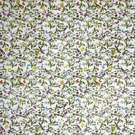 Wachstuch Tischdecke K150058 Blumenwiese Schmetterlinge eckig rund oval