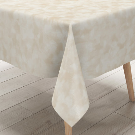Wachstuch Tischdecke beige marmoriert
