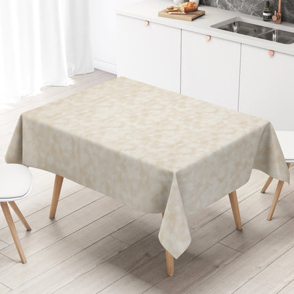Wachstuch Tischdecke beige marmoriert