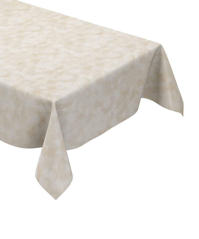 Wachstuch Tischdecke beige marmoriert